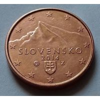 2 евроцента, Словакия 2014 г.