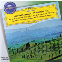 Mendelssohn Berliner Philharmoniker,Herbert von Karajan Symphonien No.3 Scottische Scottish No.4 Italienische Italian