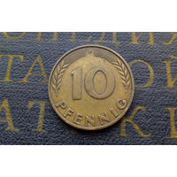10 пфеннигов 1950 (F) Германия ФРГ #08