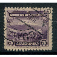 Эквадор - 1934/46г. - вулкан Чимборасо, 5 с. - 1 марка - гашёная. Без МЦ!