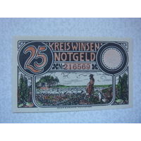 Германия 25 пфенингов  1921 нотгельд