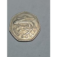 Барбадос 1 доллар 1989 года