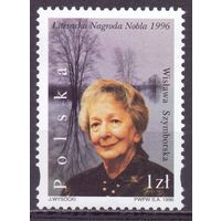 Польша 1996 лауреат Нобелевской премии по литературе за 1996 год: Вислава Шимборска**