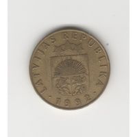 20 сантимов Латвия 1992 Лот 8409
