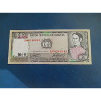 Боливия .1000 песо.