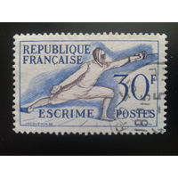 Франция 1953  фехтование