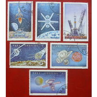 Куба. Космос. ( 6 марок ) 1973 года. 8-4.