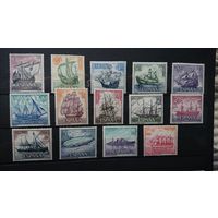 Испания 1964 Корабли **, полная серия, 14 марок.