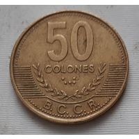 50 колон 2002 г. Коста-Рика