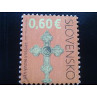 Словакия 2010 стандарт , крест 14 век