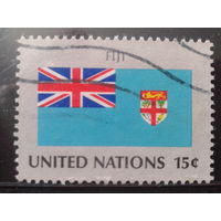ООН Нью-Йорк 1980 Флаг Фиджи