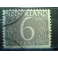 Нидерланды 1954 Стандарт, цифра 6