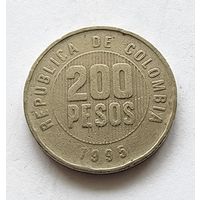 Колумбия 200 песо, 1995