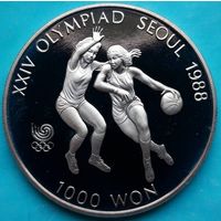 Южная Корея 1000 вон,1986."Олимпийские Игры-Сеул"
