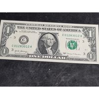 США 1 доллар 2017  С (UNC)