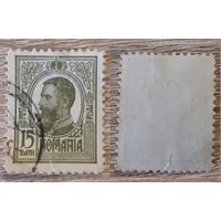 Румыния 1909 Король Карл I. Mi-RO 225. Перф. 11 1/2.  15 Бан