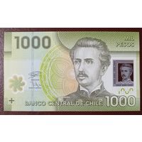 1000 песо 2020 года - Чили - полимер - UNC