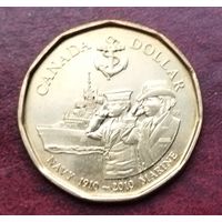 Канада 1 доллар, 2010 100 лет королевскому флоту Канады