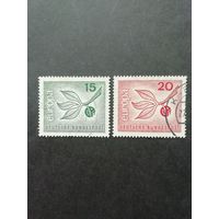 ФРГ 1965 Серия из двух марок "ЕВРОПА СЕПТ (EUROPA CEPT)" (гашеные без клея) Мi. 483-484