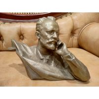 Статуэтка бюст Чайковский скульптор Торич 1966 год
