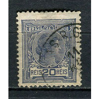 Бразилия - 1918/1919 - Свобода 20R - [Mi.193] - 1 марка. Гашеная.  (Лот 36Ci)