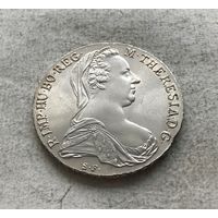 Австрия 1 талер 1780 Мария Тереза - рестрайк, серебро