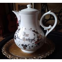 Чайник кофейник KPM Германия фарфор XIX век