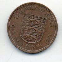 1 новый пенни 1971 Джерси
