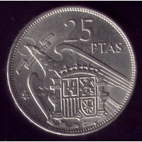 25 Песет 1957(70) год Испания