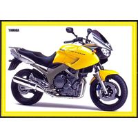 Чехия открытка мотоцикл Yamaha