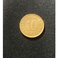 10 центов 1992 Эстония