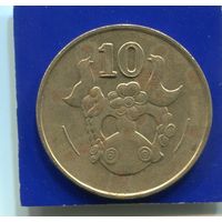 Кипр 10 центов 1994