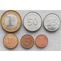 Зимбабве 1, 5, 10, 25, 50 центов, 1 доллар 2014-2017 гг.