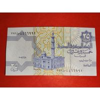 Египет 25 пиастр 2007 UNC