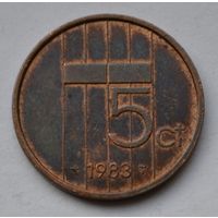 Нидерланды, 5 центов 1983 г.