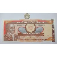 Werty71 ГАИТИ 20 ГУРДОВ 2001 UNC банкнота