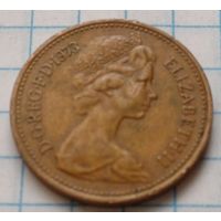 Великобритания 1 новый пенни, 1973     ( 2-4-3 )
