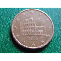 Италия 5 евроцентов 2009 г.