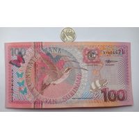 Werty71 Суринам 100 гульденов 2000 aUNC банкнота