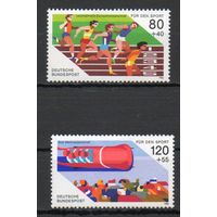 Спорт Фонд развития спорта ФРГ 1986 год серия из 2-х марок