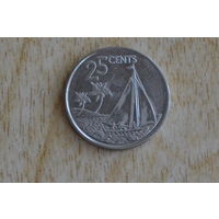 Багамы 25 центов 2015
