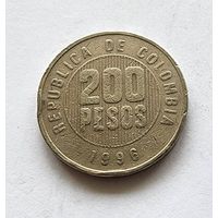 Колумбия 200 песо, 1996