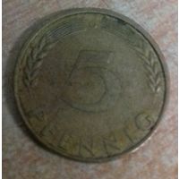 Германия 5 пфенингов 1950 G