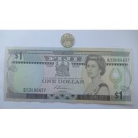 Werty71 Фиджи 1 доллар 1987 аUNC банкнота