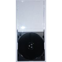 CD-box slim чёрный ( 5 штук )