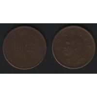 Тайвань y551 1 доллар 1981 год (70) (0(om1(0(2 ТОРГ