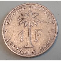 Руанда-Урунди 1 франк, 1960 (10-1-1(в))