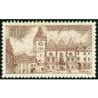 Города Южной Богемии Чехословакия 1955 год 1 марка