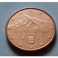 1 евроцент, Словакия 2015 г.