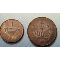 1 цент 2005 + 2 цента 2005 Соломоновы острова